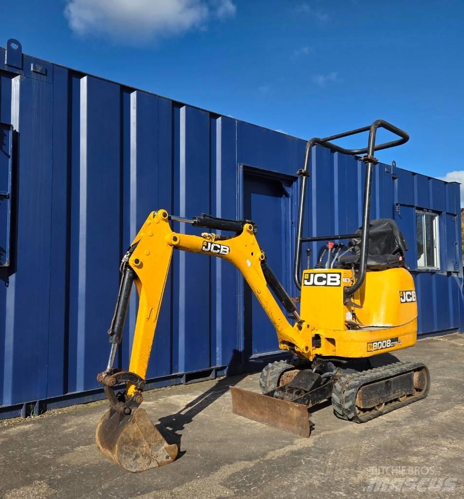JCB 8008 CTS 3 Bkts Mini ekskavatori < 7 t