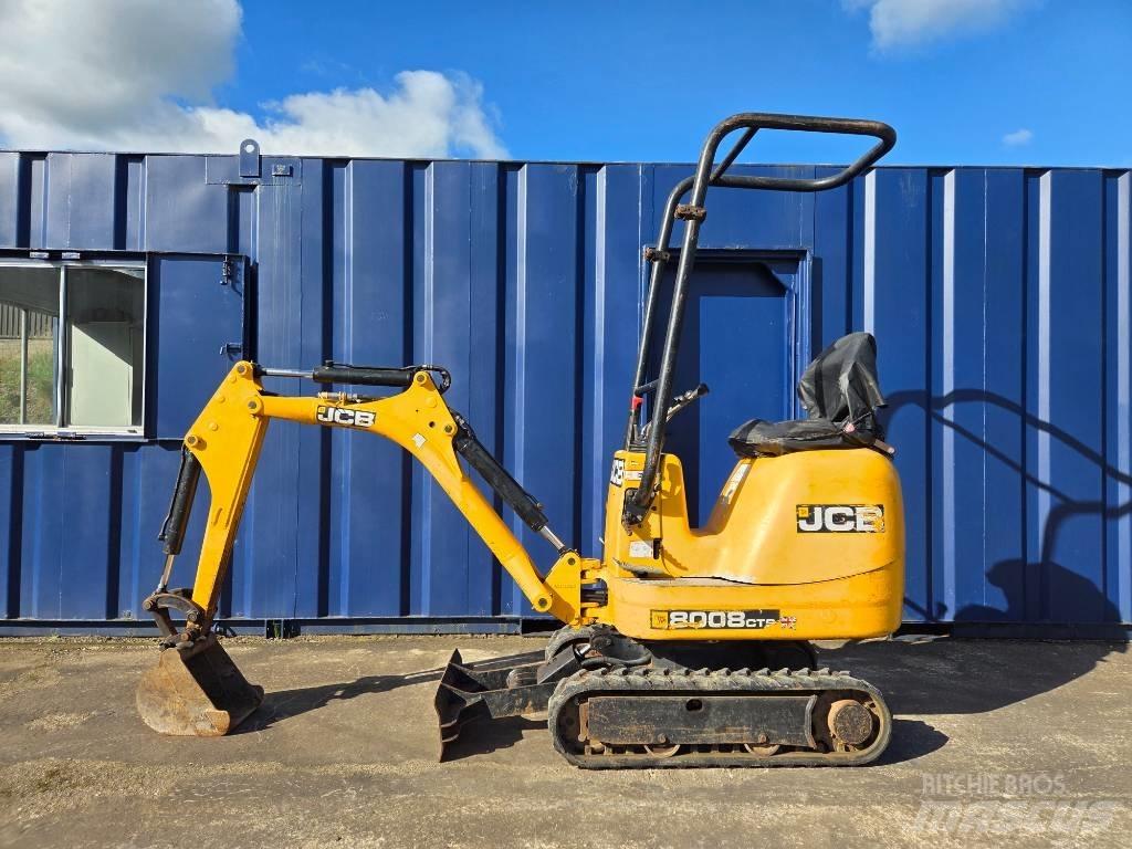 JCB 8008 CTS 3 Bkts Mini ekskavatori < 7 t
