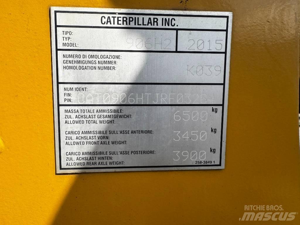 CAT 906H2 Iekrāvēji uz riteņiem