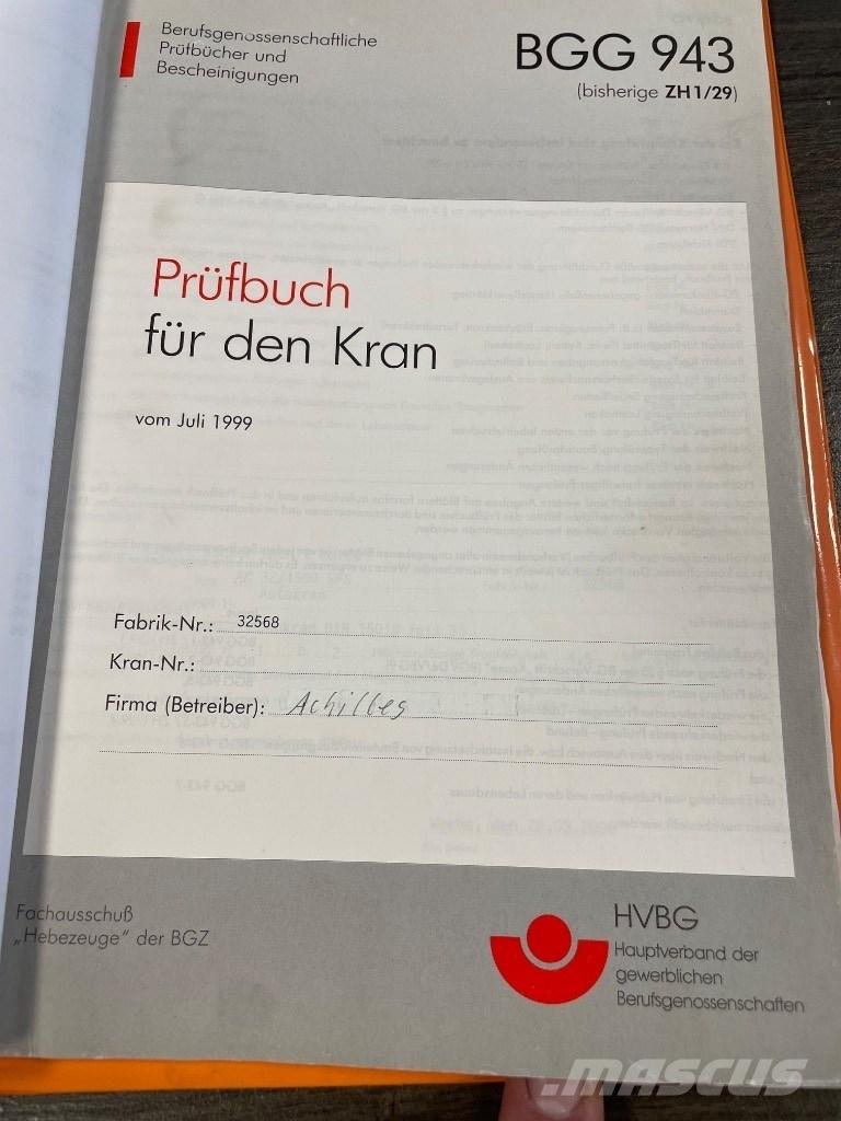 Böcker AK 32/1500 Visurgājēji celtņi
