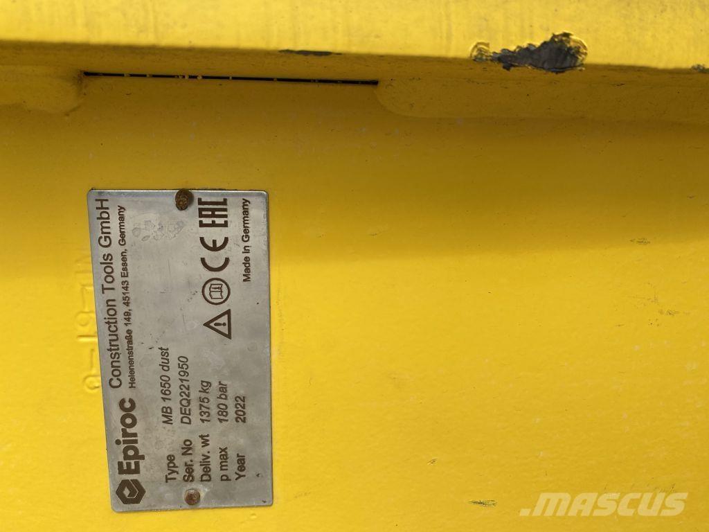 Epiroc MB1650D Āmuri/Drupinātāji