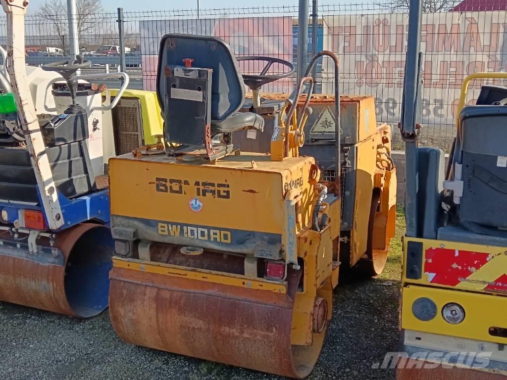 Bomag 100AD Divvalču grunts veltņi