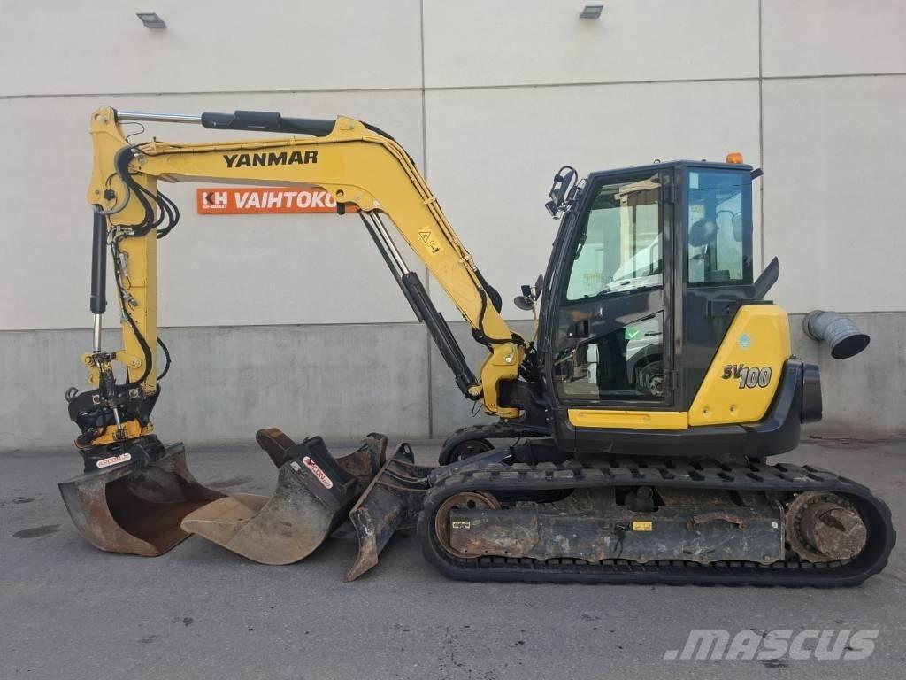Yanmar SV 100-2A Vidēja lieluma ekskavatori 7 t - 12 t