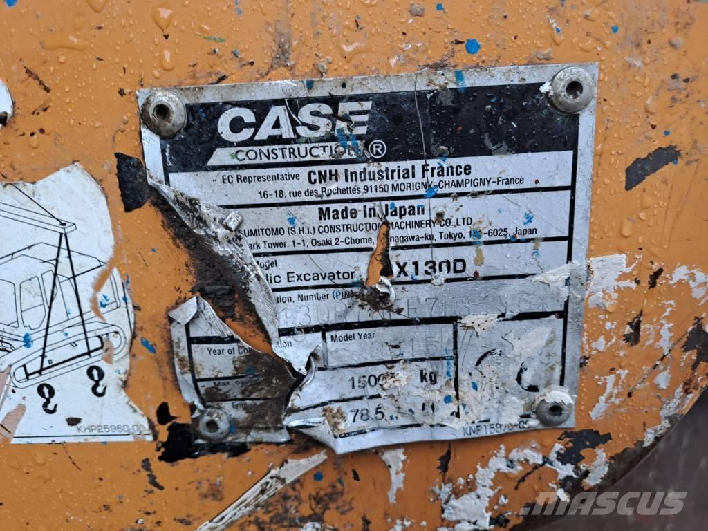 CASE CX 130 D Kāpurķēžu ekskavatori