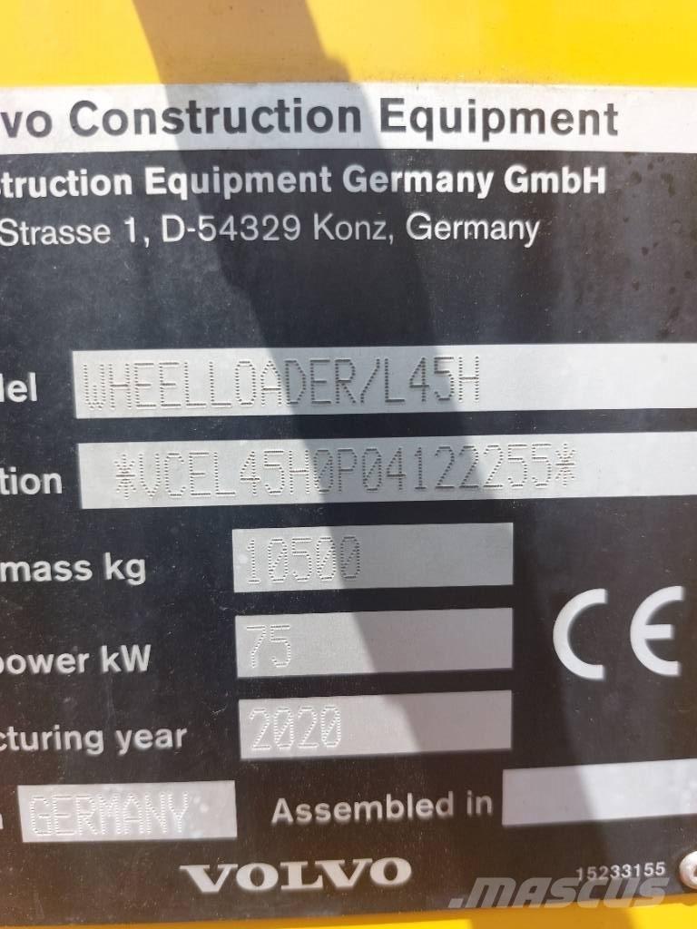 Volvo L 45 H Iekrāvēji uz riteņiem