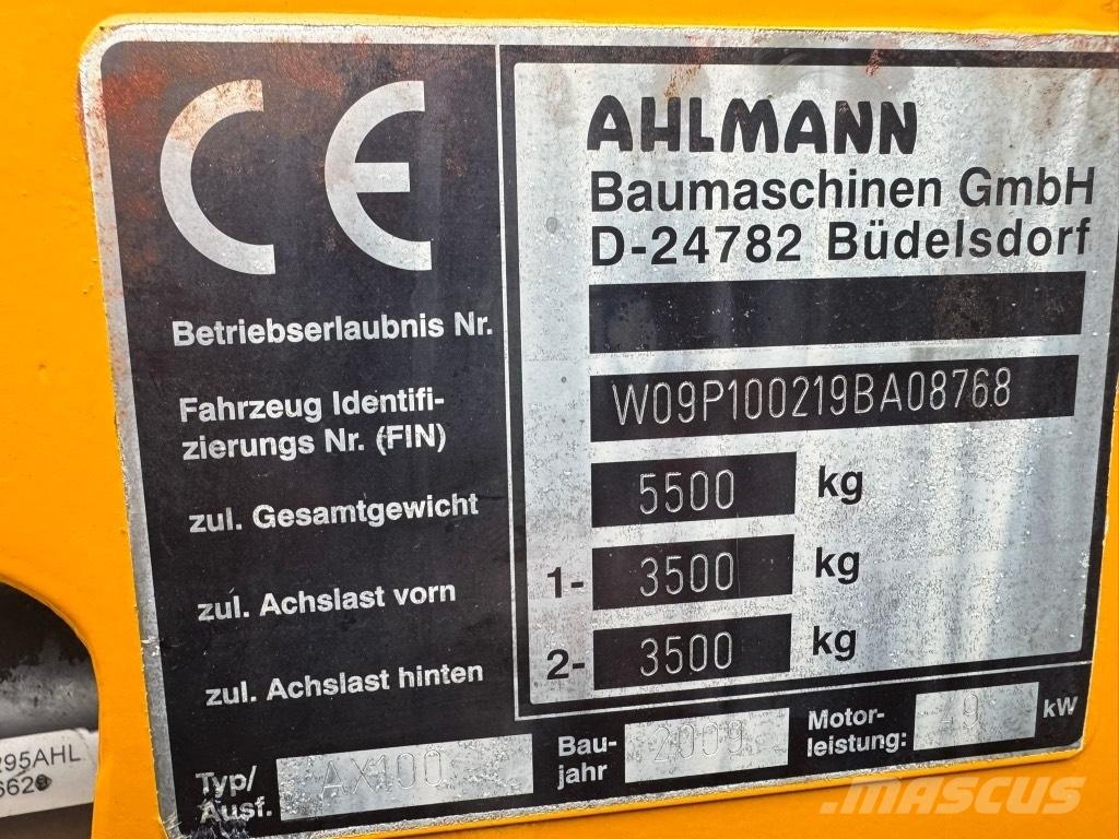 Allman AX 100 Iekrāvēji uz riteņiem