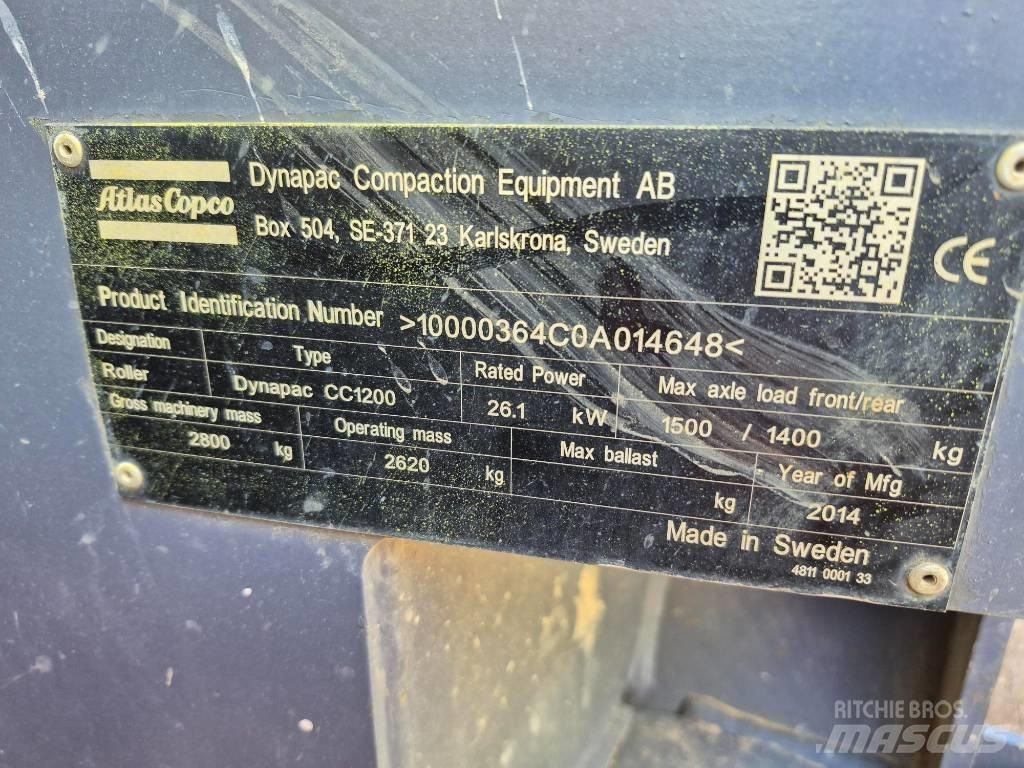 Dynapac CC 1200 Divvalču grunts veltņi