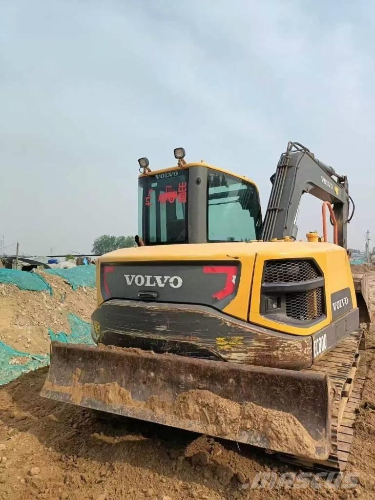 Volvo 80D Kāpurķēžu ekskavatori