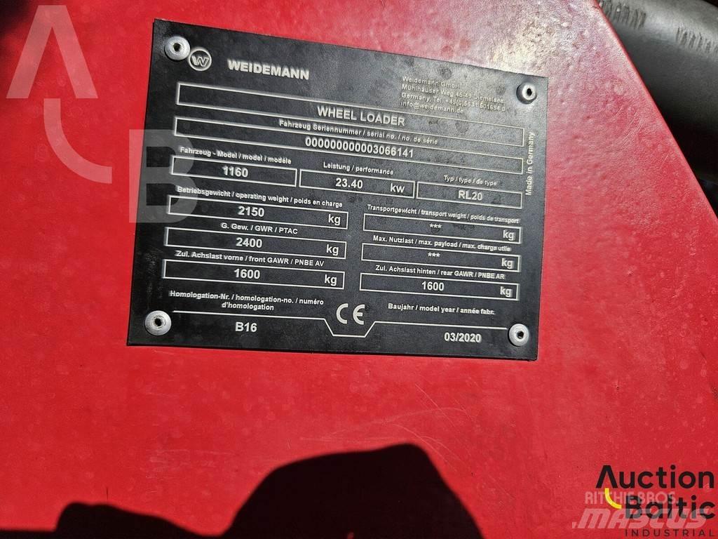 Weidemann 1160 Iekrāvēji uz riteņiem