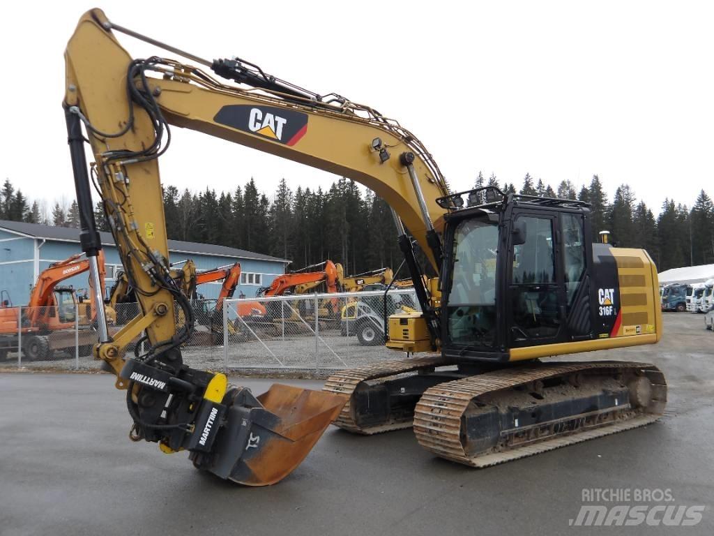 CAT 316 F Kāpurķēžu ekskavatori