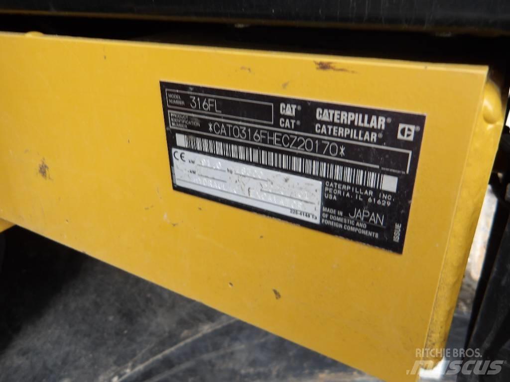CAT 316 F Kāpurķēžu ekskavatori