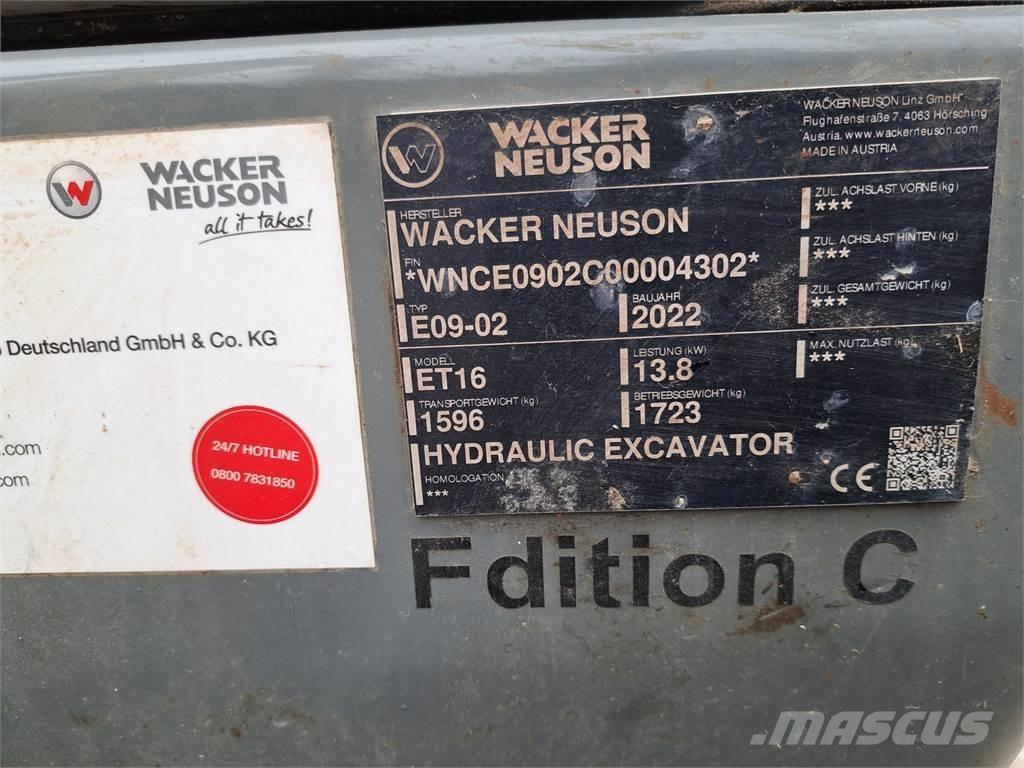 Wacker Neuson ET16 Kāpurķēžu ekskavatori