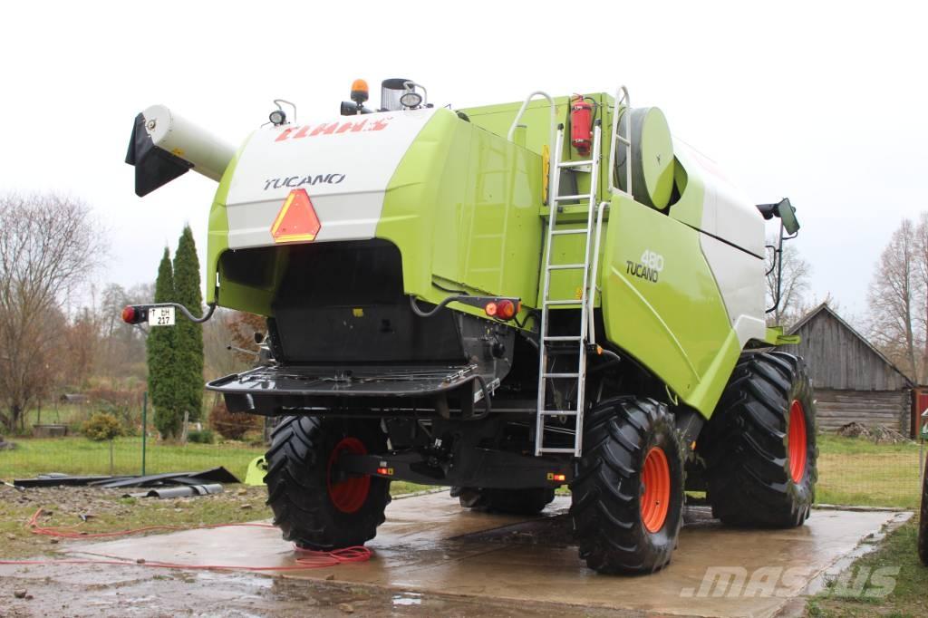 CLAAS Tucano 480 Ražas novākšanas kombaini