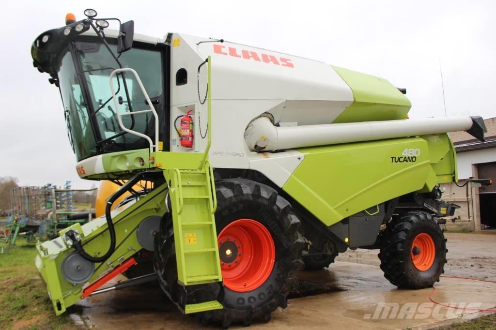 CLAAS Tucano 480 Ražas novākšanas kombaini