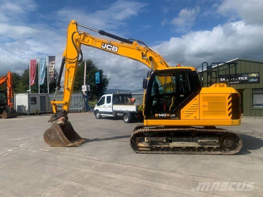 JCB 140 X LC Kāpurķēžu ekskavatori