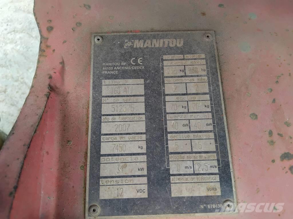 Manitou 160 ATJ Strēles pacēlāji