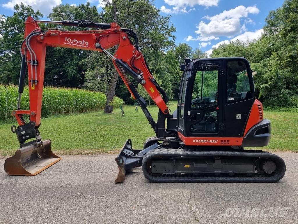 Kubota KX 080-4a2 Vidēja lieluma ekskavatori 7 t - 12 t