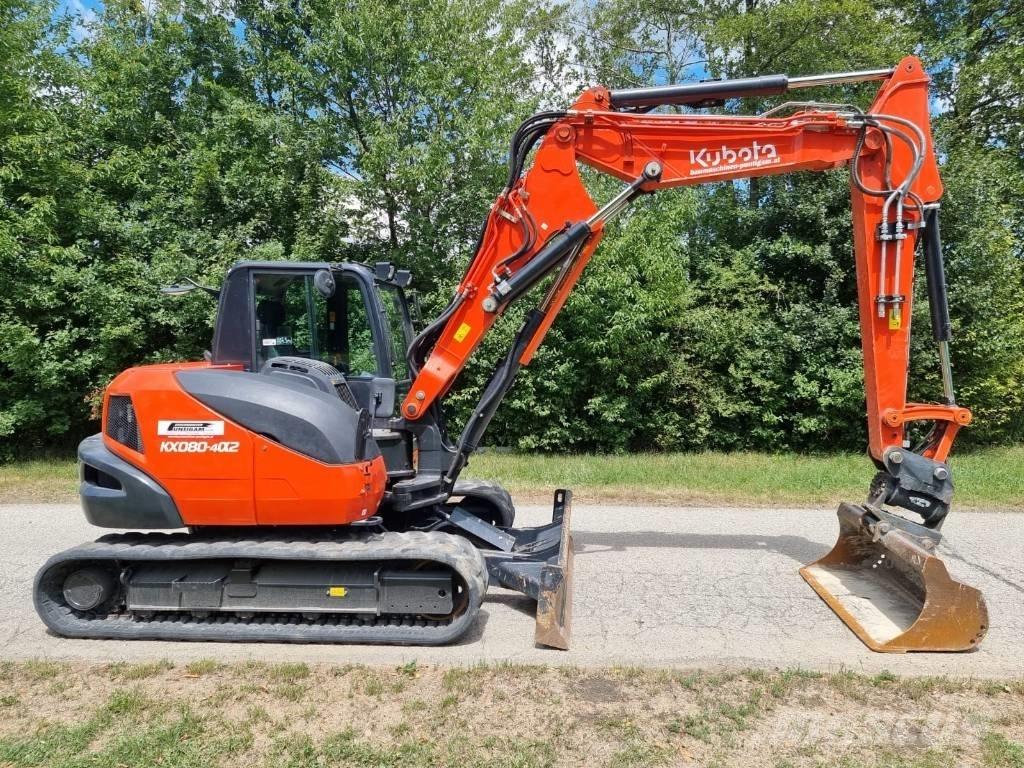Kubota KX 080-4a2 Vidēja lieluma ekskavatori 7 t - 12 t