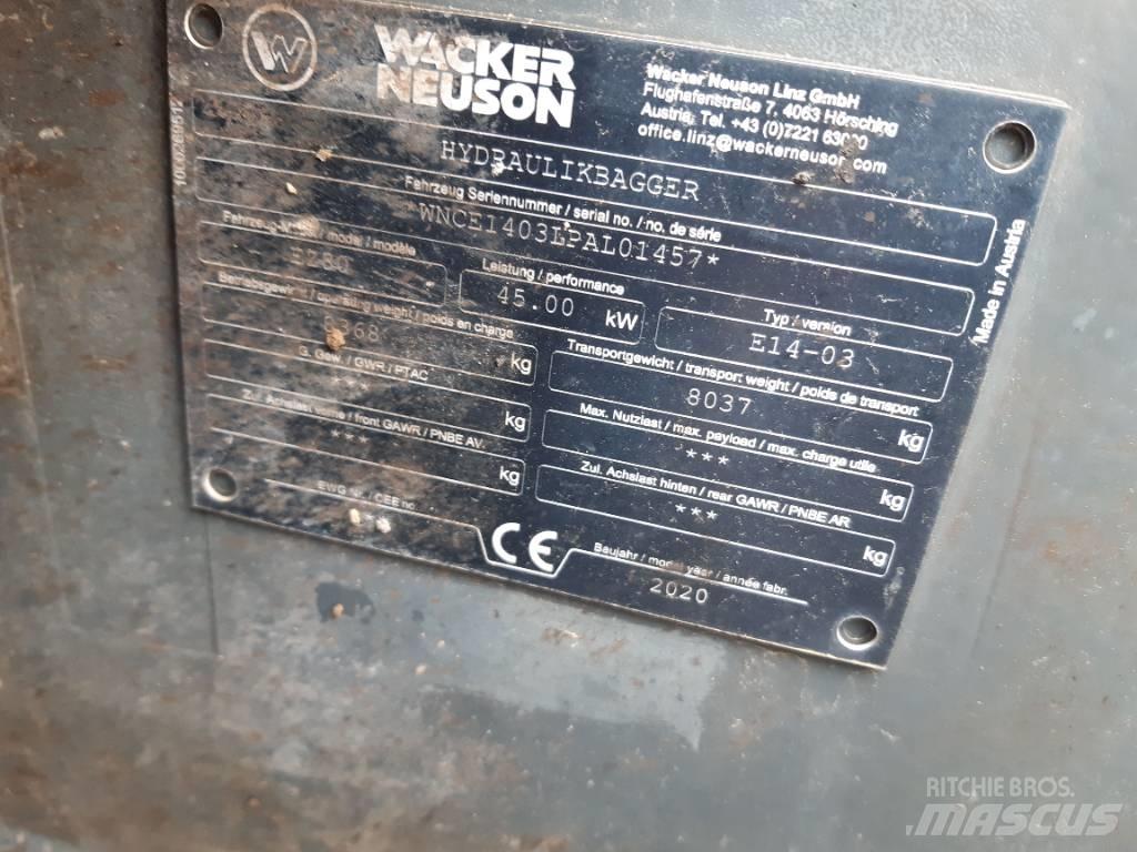 Wacker Neuson EZ80 Kāpurķēžu ekskavatori