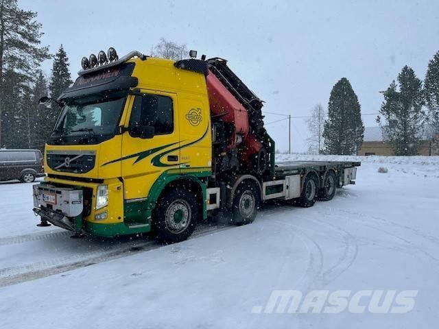 Volvo FM 13 8*4 Smagās mašīnas ar celtni