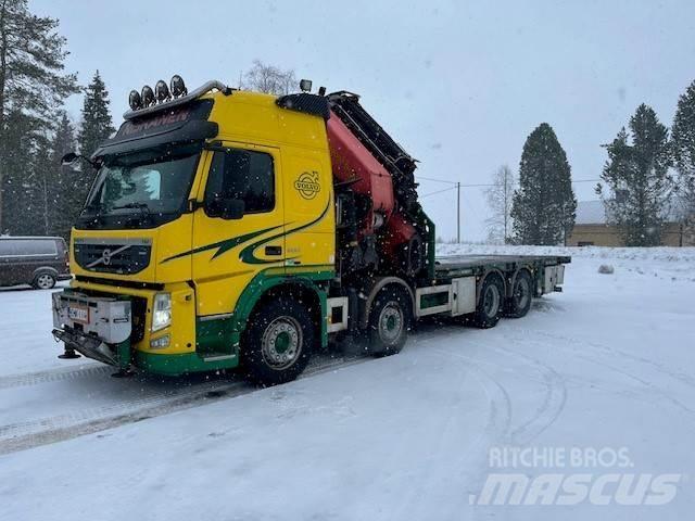 Volvo FM 13 8*4 Smagās mašīnas ar celtni