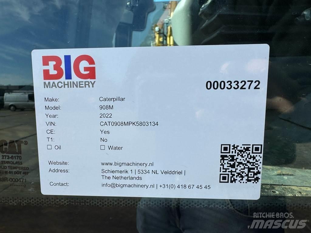 CAT 908M Iekrāvēji uz riteņiem