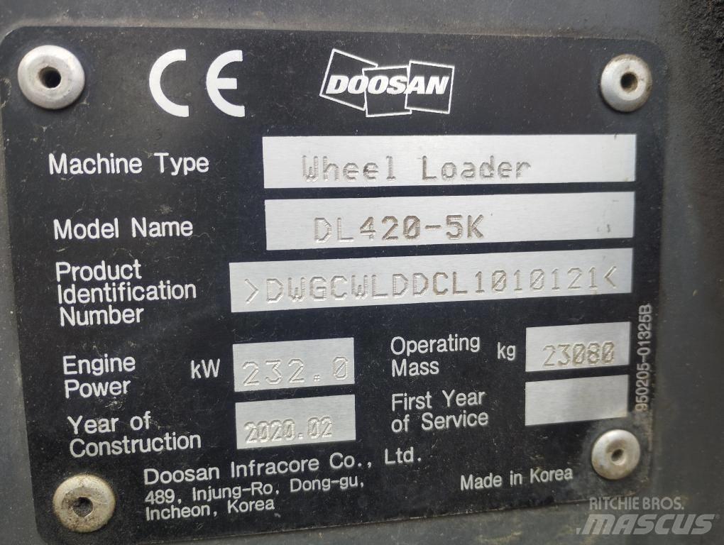 Doosan DL 420-5 Iekrāvēji uz riteņiem