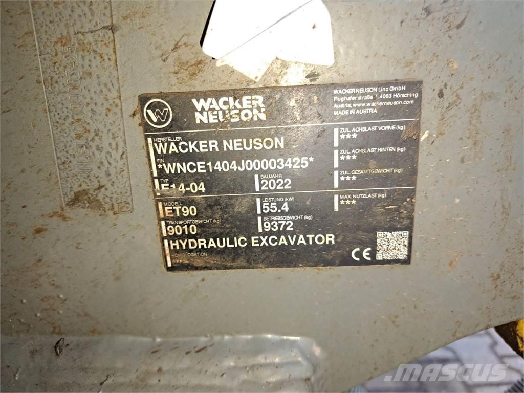 Wacker Neuson ET90 Kāpurķēžu ekskavatori