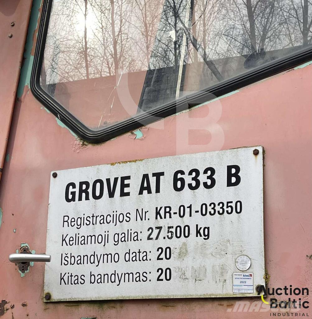 Grove AT 633 B Smagās mašīnas ar celtni