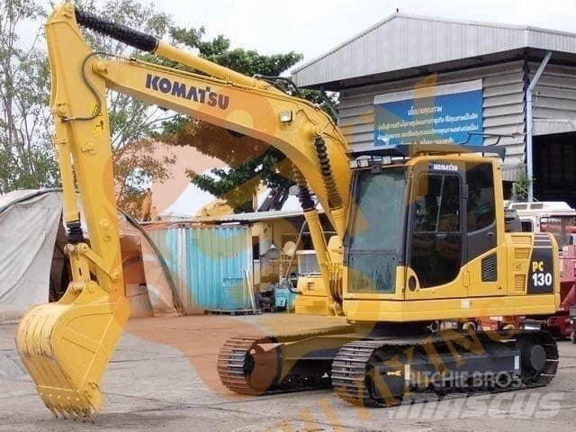 Komatsu PC 130 Kāpurķēžu ekskavatori
