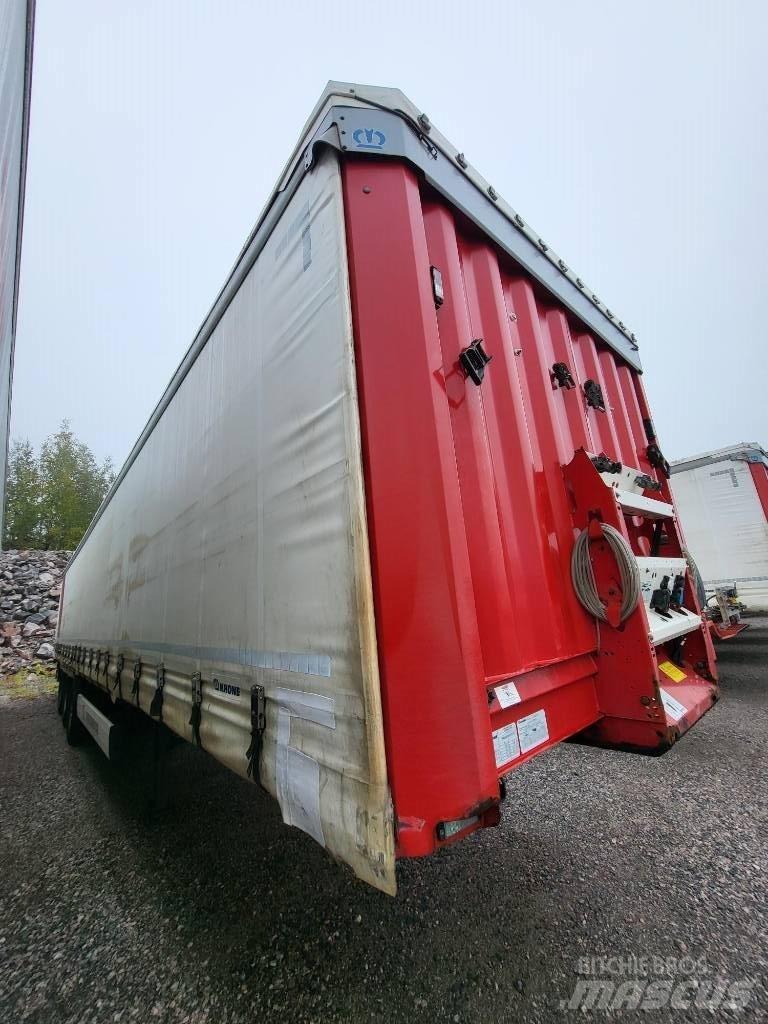 Krone Curtain Low Tents puspiekabes