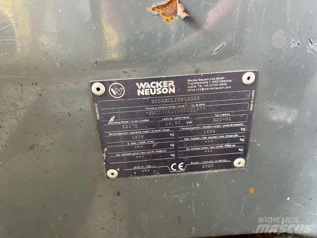 Wacker Neuson Ez17e Kāpurķēžu ekskavatori