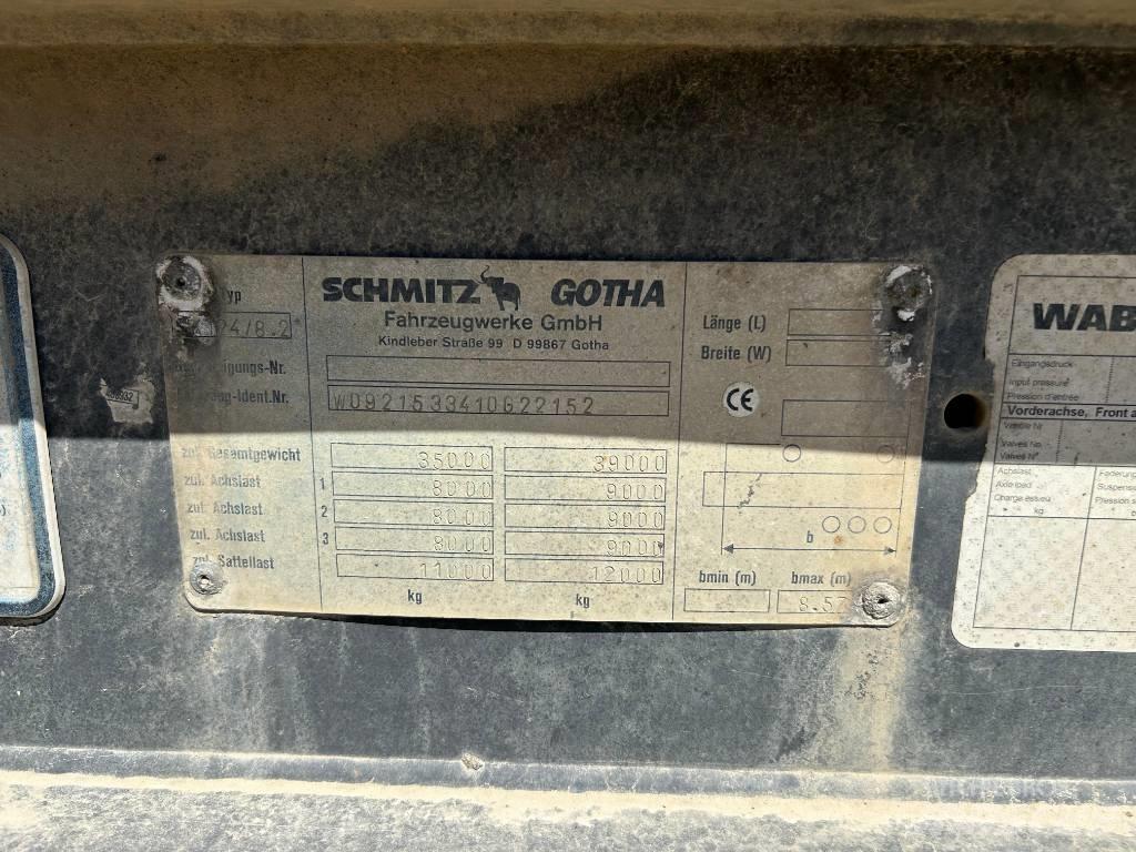 Schmitz SKI 24 Piekabes pašizgāzēji