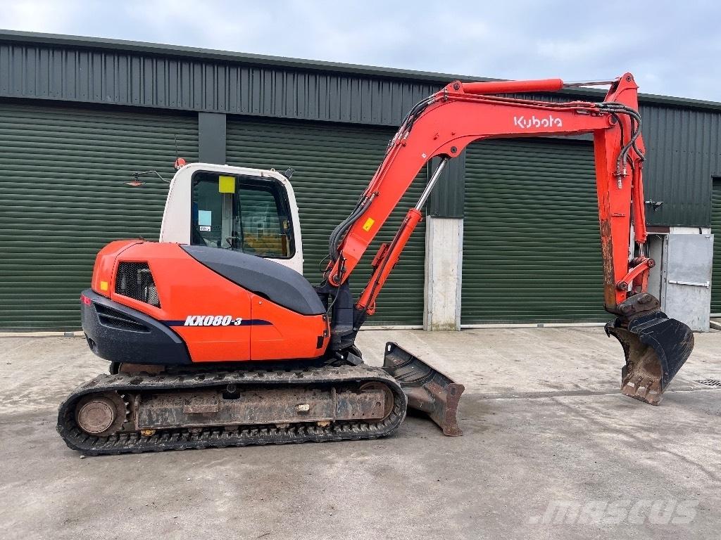 Kubota KX 080-3 Mini ekskavatori < 7 t