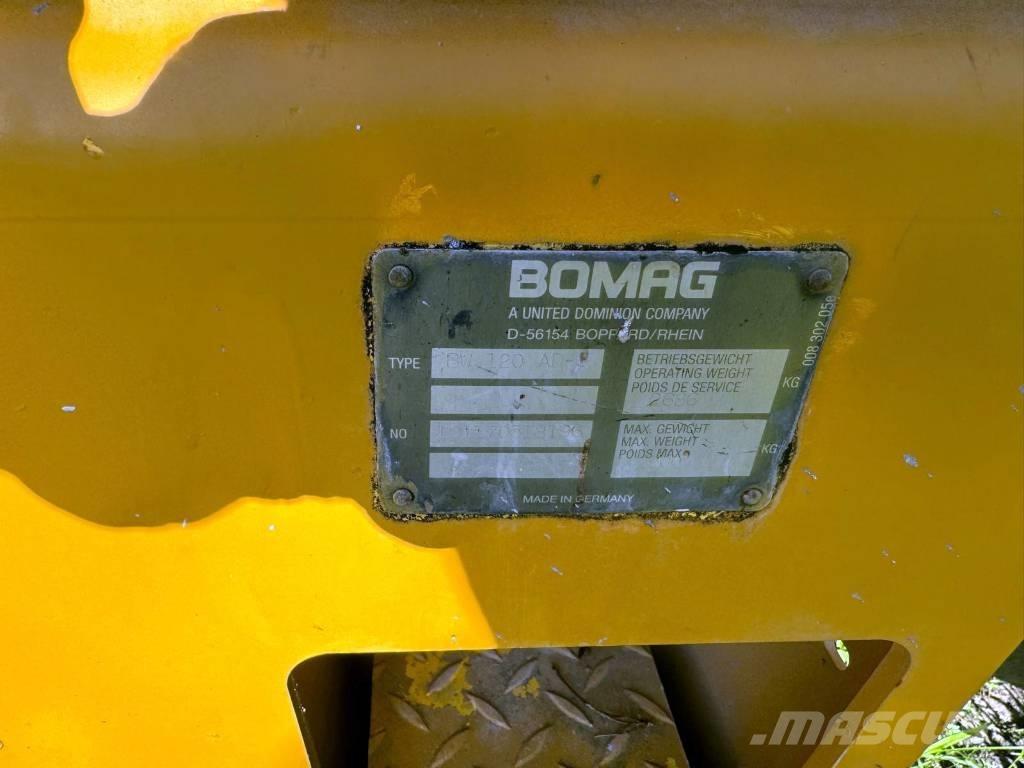 Bomag BW 120 AD-3 Divvalču grunts veltņi