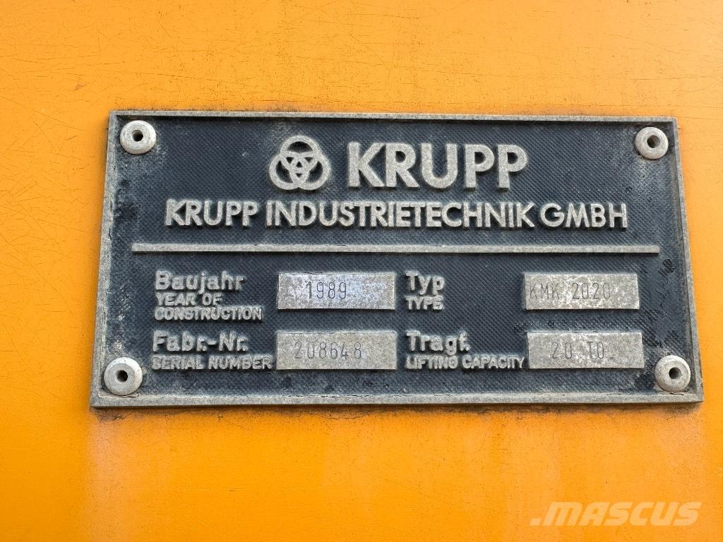 Krupp KMK 2020 Visurgājēji celtņi