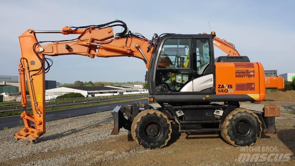 Hitachi ZX140W-5B Ekskavatori uz riteņiem