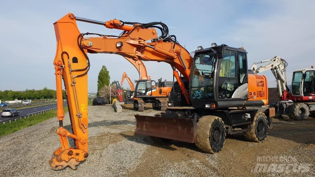 Hitachi ZX140W-5B Ekskavatori uz riteņiem