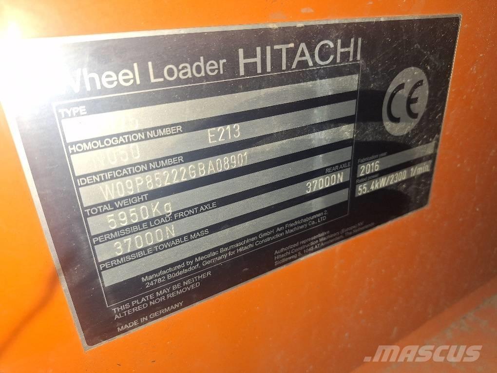 Hitachi ZW75 Iekrāvēji uz riteņiem