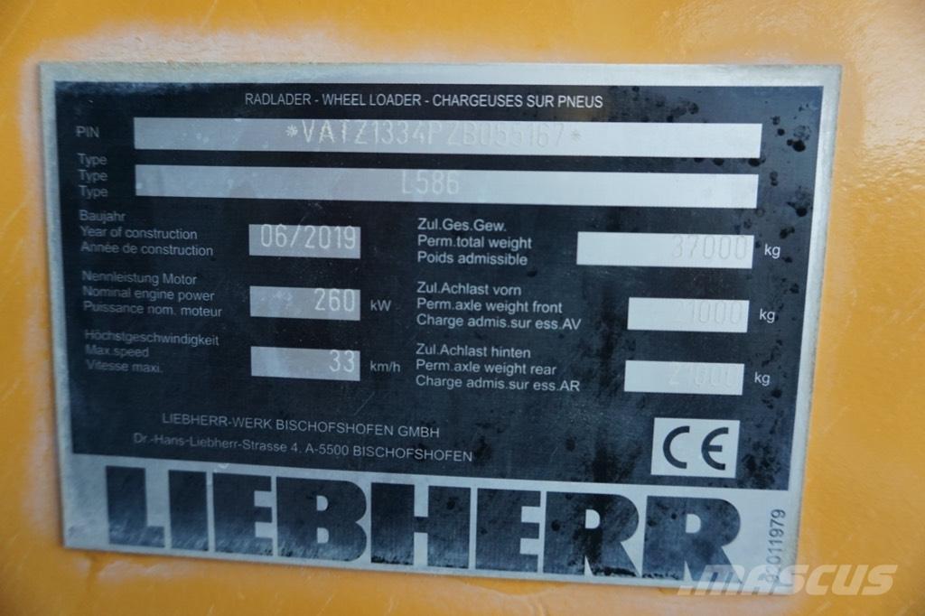 Liebherr 586 xpower Iekrāvēji uz riteņiem