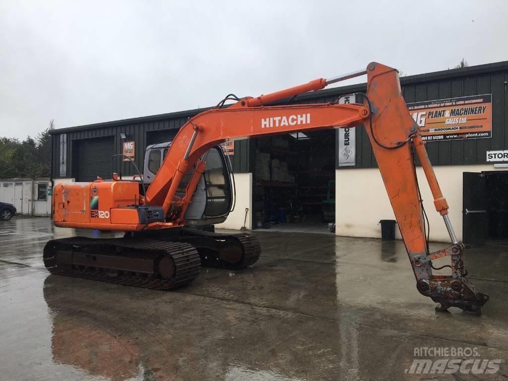 Hitachi EX 120-5 Kāpurķēžu ekskavatori