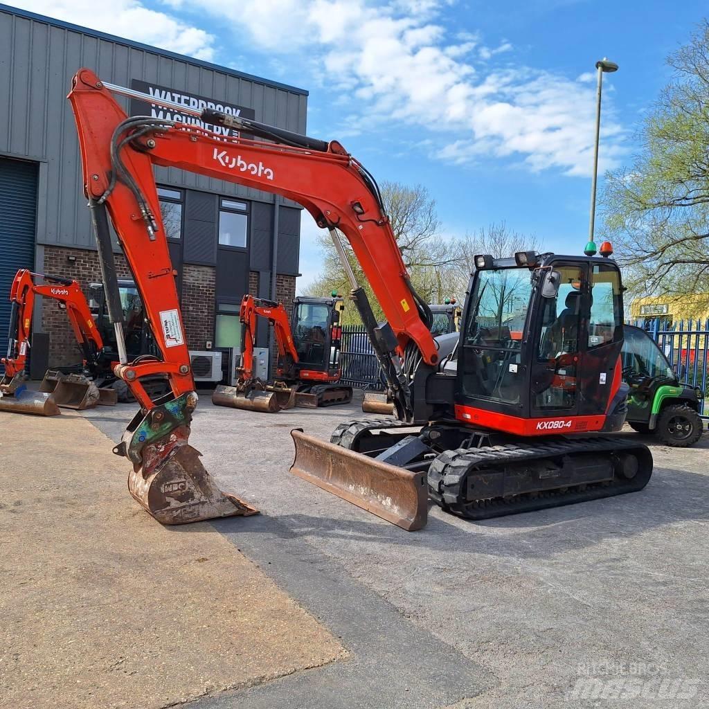 Kubota KX080-4 Vidēja lieluma ekskavatori 7 t - 12 t