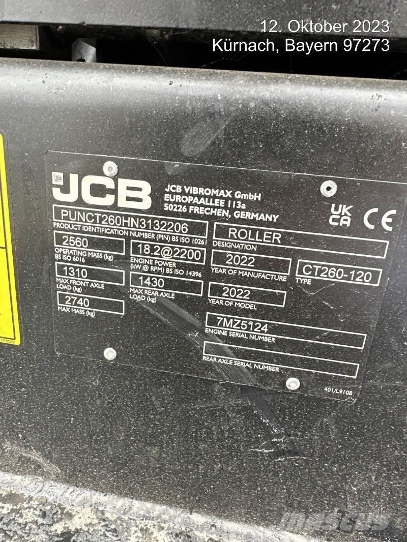 JCB CT260-120 Veltņi