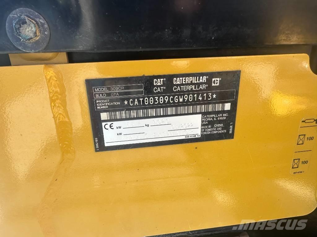 CAT 309 CR Vidēja lieluma ekskavatori 7 t - 12 t