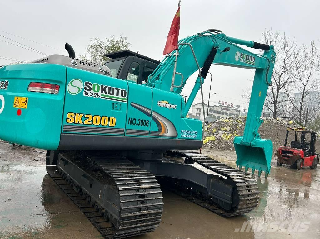 Kobelco SK200D Kāpurķēžu ekskavatori