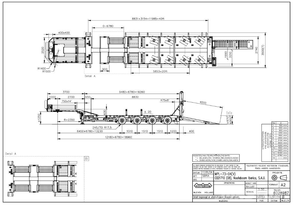 Nooteboom MPL-73-04V Zemie treileri