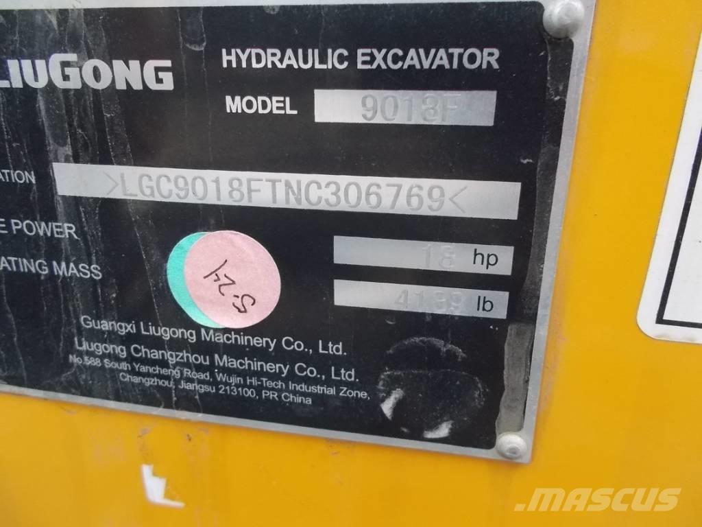  LuiGong 9018 F Mini ekskavatori < 7 t