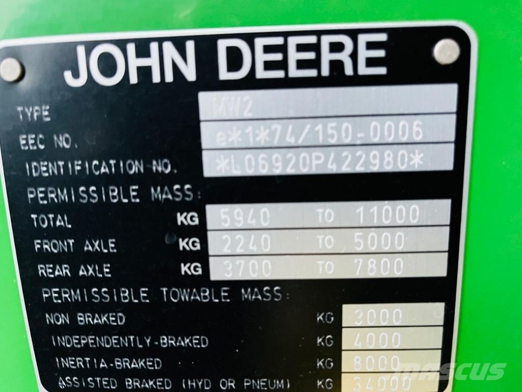 John Deere 6920 TLS Traktori