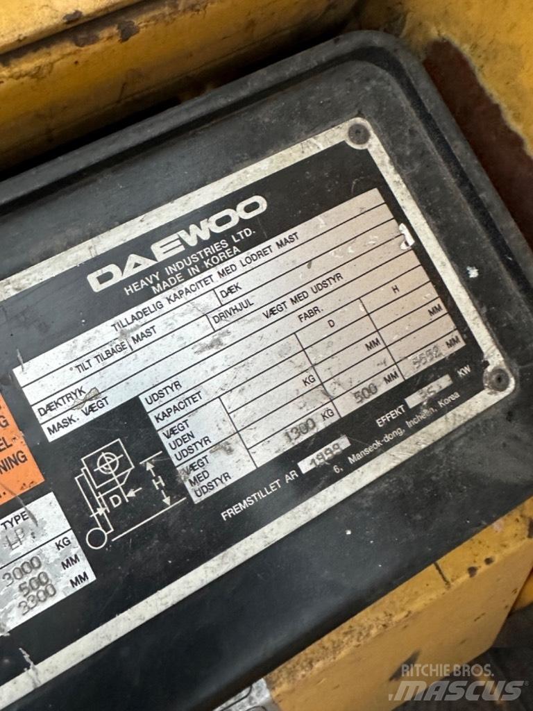 Daewoo G30E LPG tehnika
