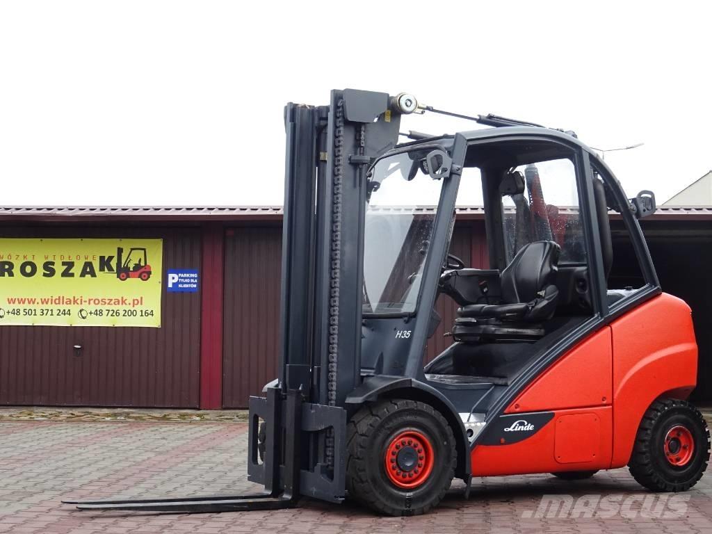 Linde H35D-02 Tehnika ar dīzeļa dzinēju